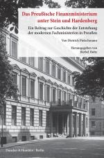 Cover-Bild Das preußische Finanzministerium unter Stein und Hardenberg.