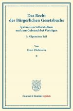 Cover-Bild Das Recht des Bürgerlichen Gesetzbuchs.