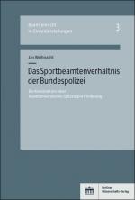 Cover-Bild Das Sportbeamtenverhältnis der Bundespolizei