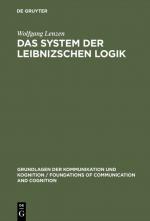Cover-Bild Das System der Leibnizschen Logik