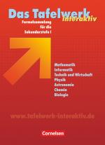 Cover-Bild Das Tafelwerk interaktiv - Formelsammlung für die Sekundarstufe I - Allgemeine Ausgabe