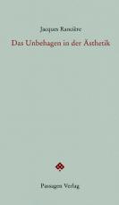 Cover-Bild Das Unbehagen in der Ästhetik