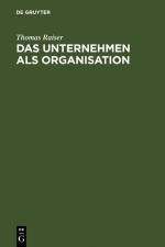 Cover-Bild Das Unternehmen als Organisation