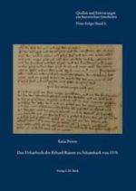 Cover-Bild Das Urbarbuch des Erhard Rainer zu Schambach von 1376