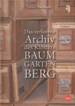 Cover-Bild Das verlorene Archiv des Klosters Baumgartenberg