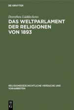 Cover-Bild Das Weltparlament der Religionen von 1893