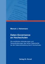 Cover-Bild Daten-Governance an Hochschulen