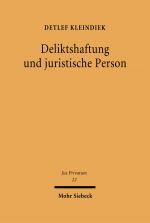 Cover-Bild Deliktshaftung und juristische Person