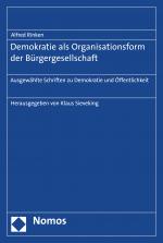Cover-Bild Demokratie als Organisationsform der Bürgergesellschaft