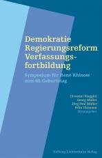 Cover-Bild Demokratie - Regierungsreform - Verfassungsfortbildung