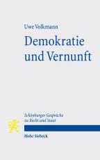 Cover-Bild Demokratie und Vernunft