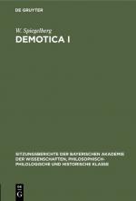 Cover-Bild Demotica I
