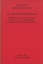 Cover-Bild Der althochdeutsche Klerikereid