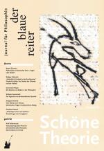 Cover-Bild Der Blaue Reiter. Journal für Philosophie / Schöne Theorie