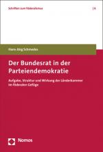 Cover-Bild Der Bundesrat in der Parteiendemokratie
