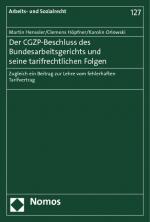 Cover-Bild Der CGZP-Beschluss des Bundesarbeitsgerichts und seine tarifrechtlichen Folgen