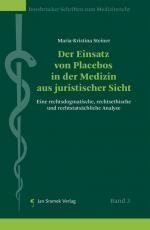 Cover-Bild Der Einsatz von Placebos in der Medizin aus juristischer Sicht
