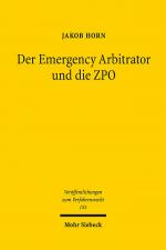 Cover-Bild Der Emergency Arbitrator und die ZPO