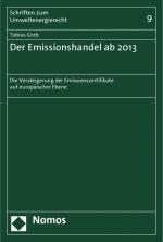 Cover-Bild Der Emissionshandel ab 2013