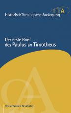 Cover-Bild Der erste Brief des Paulus an Timotheus