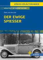 Cover-Bild Der ewige Spießer von Ödön von Horváth - Textanalyse und Interpretation