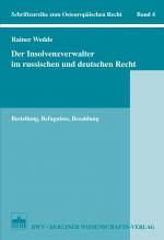 Cover-Bild Der Insolvenzverwalter im russischen und deutschen Recht