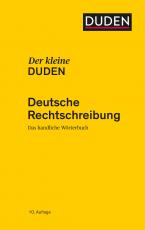 Cover-Bild Der kleine Duden - Deutsche Rechtschreibung