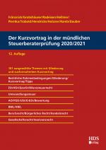 Cover-Bild Der Kurzvortrag in der mündlichen Steuerberaterprüfung 2020/2021