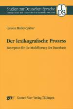 Cover-Bild Der lexikografische Prozess