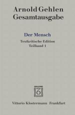 Cover-Bild Der Mensch. Seine Natur und seine Stellung in der Welt. Textkritische Edition