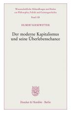 Cover-Bild Der moderne Kapitalismus und seine Überlebenschance.