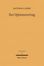 Cover-Bild Der Optionsvertrag