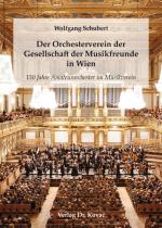 Cover-Bild Der Orchesterverein der Gesellschaft der Musikfreunde in Wien