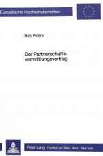 Cover-Bild Der Partnerschaftsvermittlungsvertrag