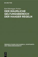 Cover-Bild Der räumliche Geltungsbereich der Haager Regeln