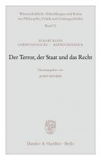 Cover-Bild Der Terror, der Staat und das Recht.