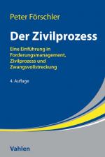 Cover-Bild Der Zivilprozess