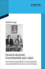 Cover-Bild Deutsch-deutsche Umweltpolitik 1970–1990