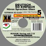 Cover-Bild Deutsch So Einfach - Hören Sprechen Üben 5 - German So Easy - Talk Listen Practise 5