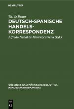 Cover-Bild Deutsch-Spanische Handelskorrespondenz
