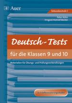 Cover-Bild Deutsch-Tests in den Klassen 9 und 10