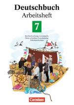 Cover-Bild Deutschbuch Gymnasium - Allgemeine Ausgabe/Bisherige Fassung 1996 / 7. Schuljahr - Arbeitsheft mit Lösungen