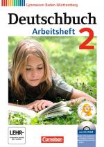 Cover-Bild Deutschbuch Gymnasium - Baden-Württemberg - Neubearbeitung / Band 2: 6. Schuljahr - Arbeitsheft mit Lösungen und Übungs-CD-ROM