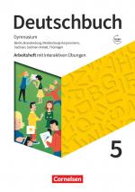 Cover-Bild Deutschbuch Gymnasium - Berlin, Brandenburg, Mecklenburg-Vorpommern, Sachsen, Sachsen-Anhalt und Thüringen - Neue Ausgabe - 5. Schuljahr