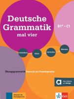 Cover-Bild Deutsche Grammatik mal vier B1+ - C1
