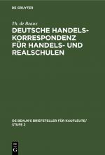 Cover-Bild Deutsche Handelskorrespondenz für Handels- und Realschulen