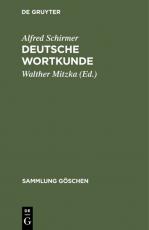 Cover-Bild Deutsche Wortkunde
