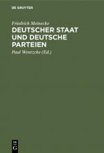 Cover-Bild Deutscher Staat und Deutsche Parteien