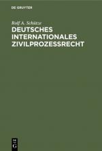 Cover-Bild Deutsches Internationales Zivilprozeßrecht