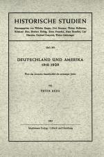 Cover-Bild Deutschland und Amerika 1918 - 1929